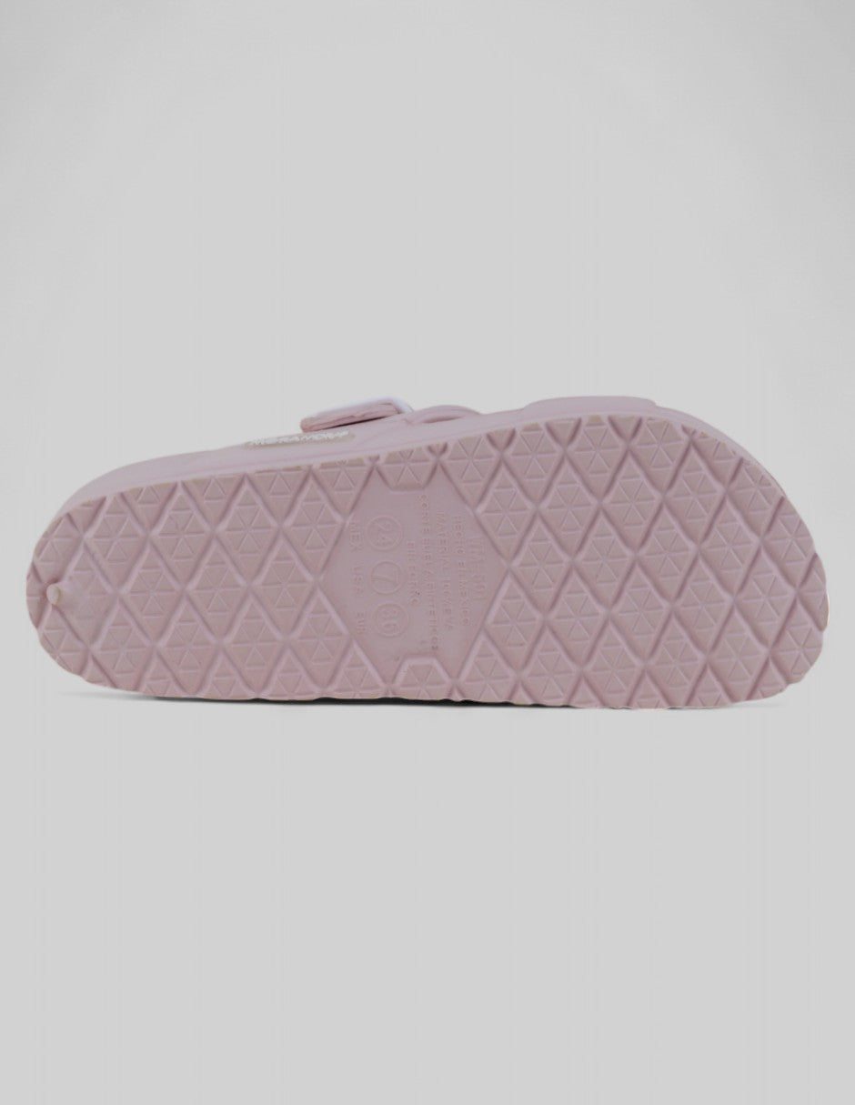 Sandalias de piso en Sintético – Rosa