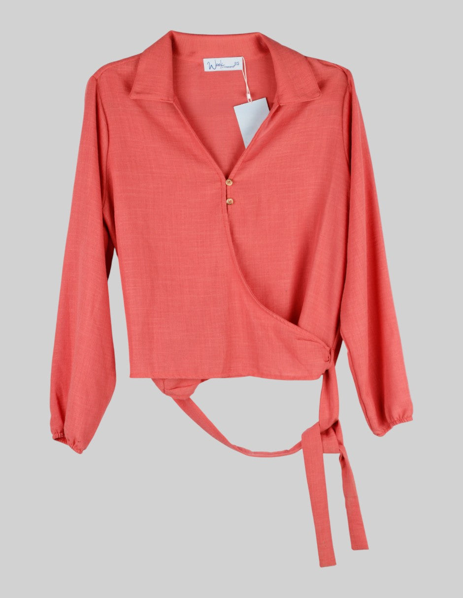 Blusa Exterior Poliéster  Color Rosa Para Mujer De weekend