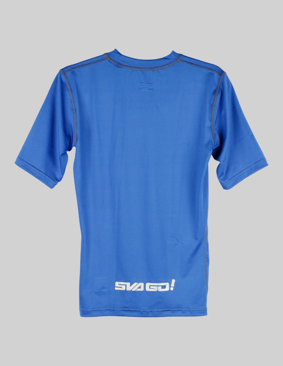 Playera acuatica en Poliéster  – Azul Talla M