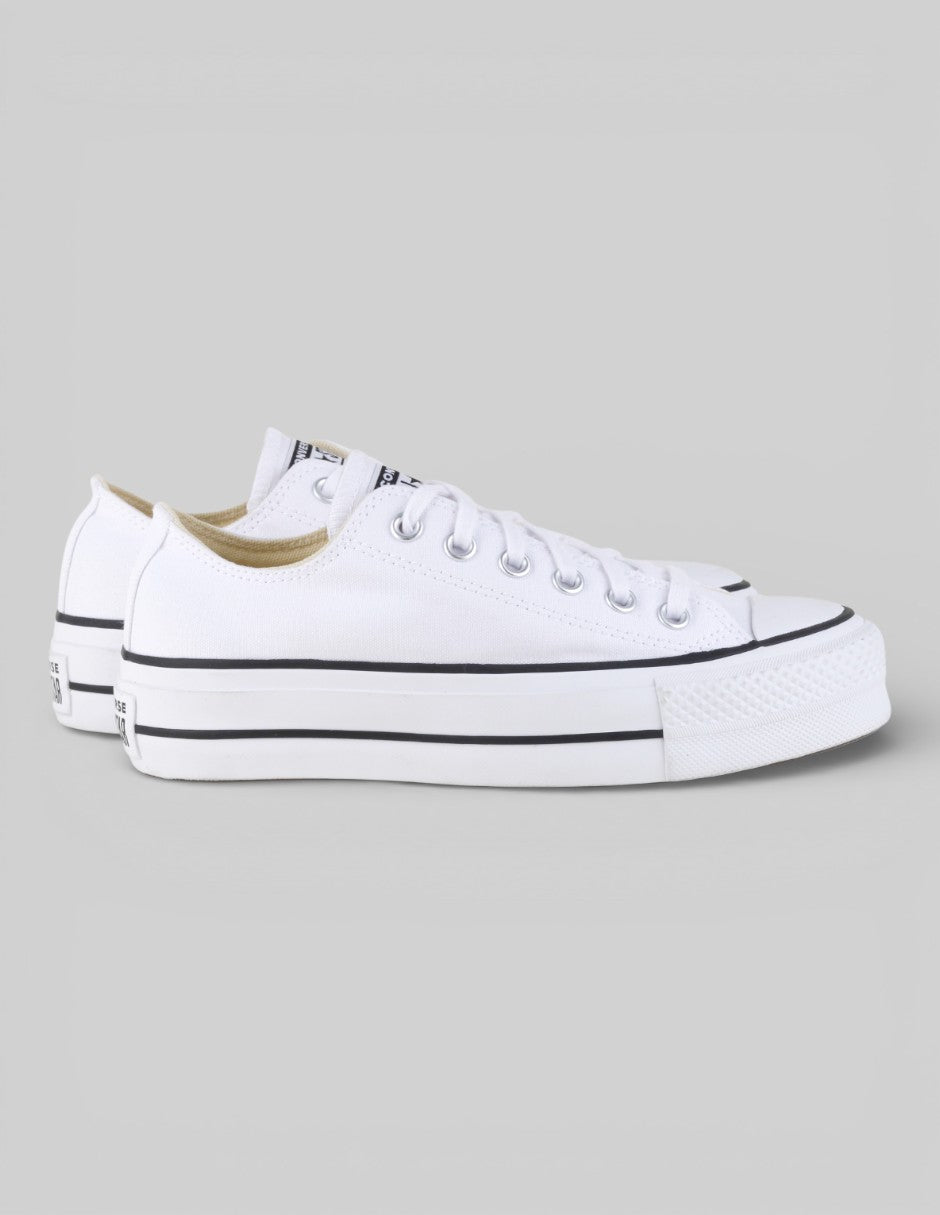 Tenis con cordones   en Textil – Blanco talla 24