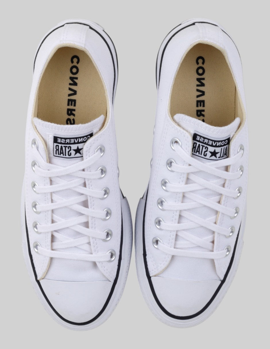 Tenis con cordones   en Textil – Blanco talla 24