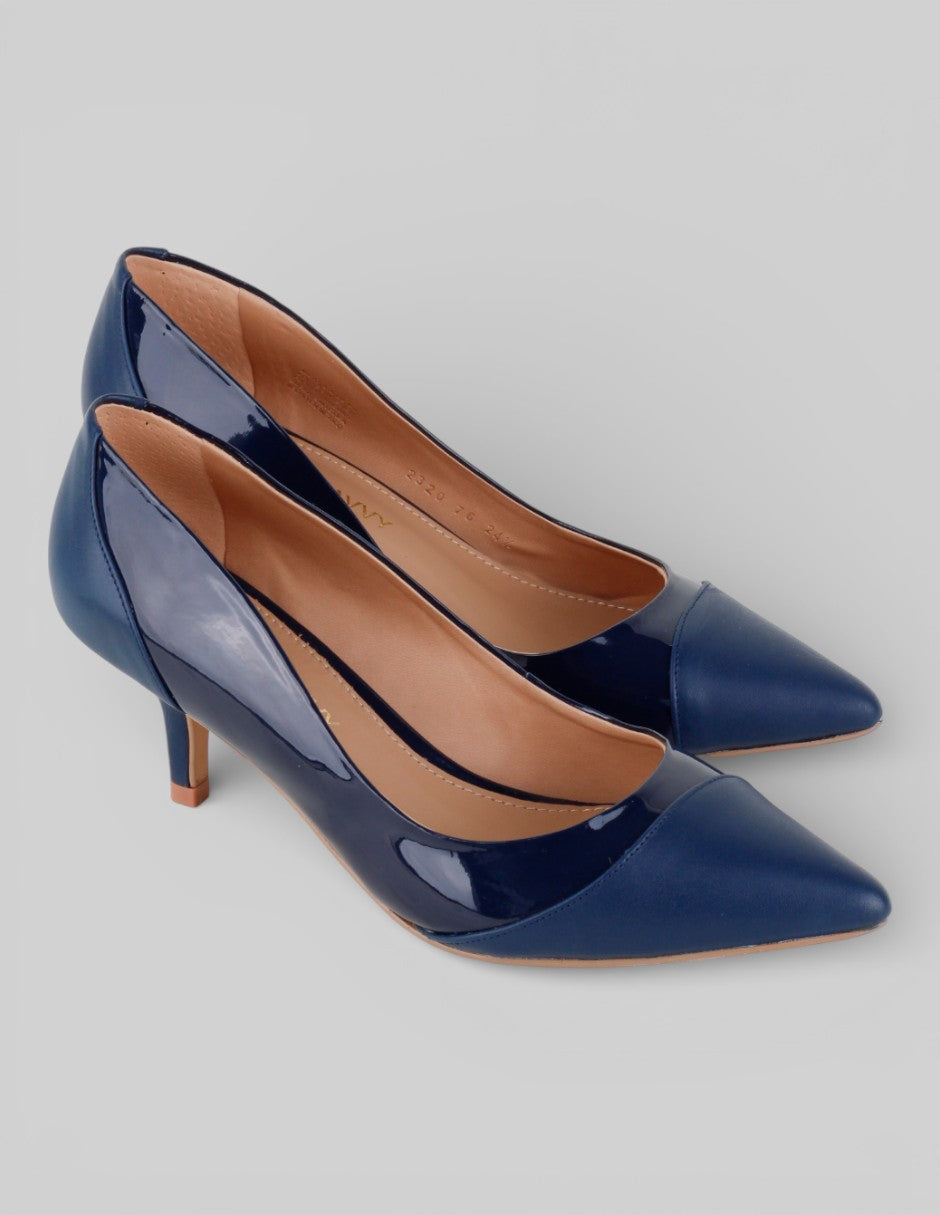 Zapatillas Exterior Charol Color Azul Para Mujer De SAVVY & SAVVY