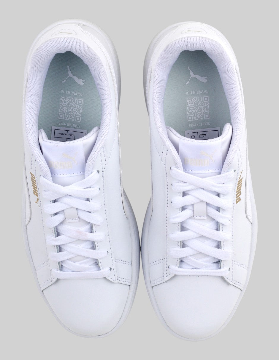 Tenis con cordones   en Sintético – Blanco talla 25