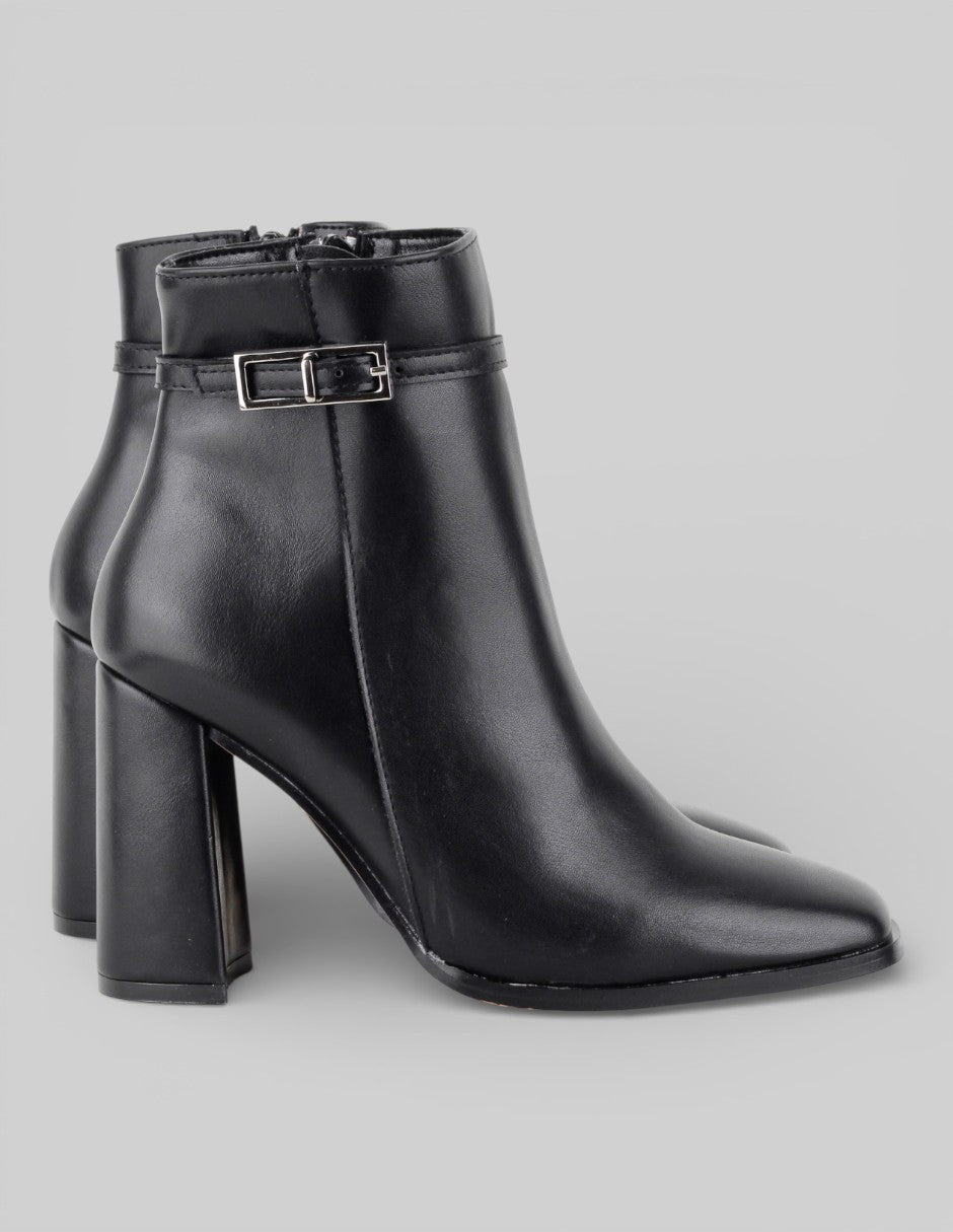 Botín con tacón  en Sintético – Negro talla 23