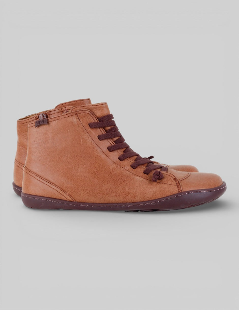 Botas casuales  en Piel – Café talla 26