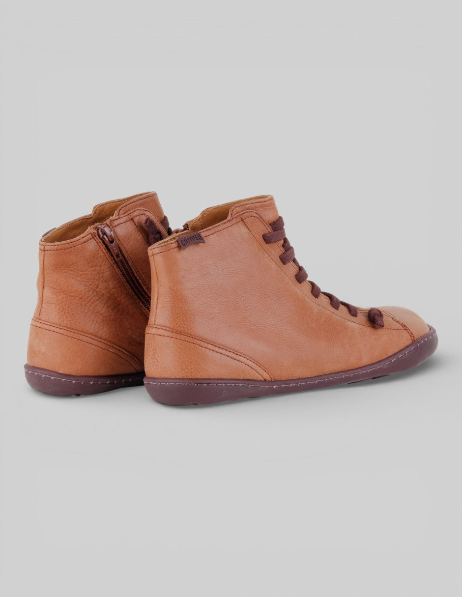 Botas casuales  en Piel – Café talla 26