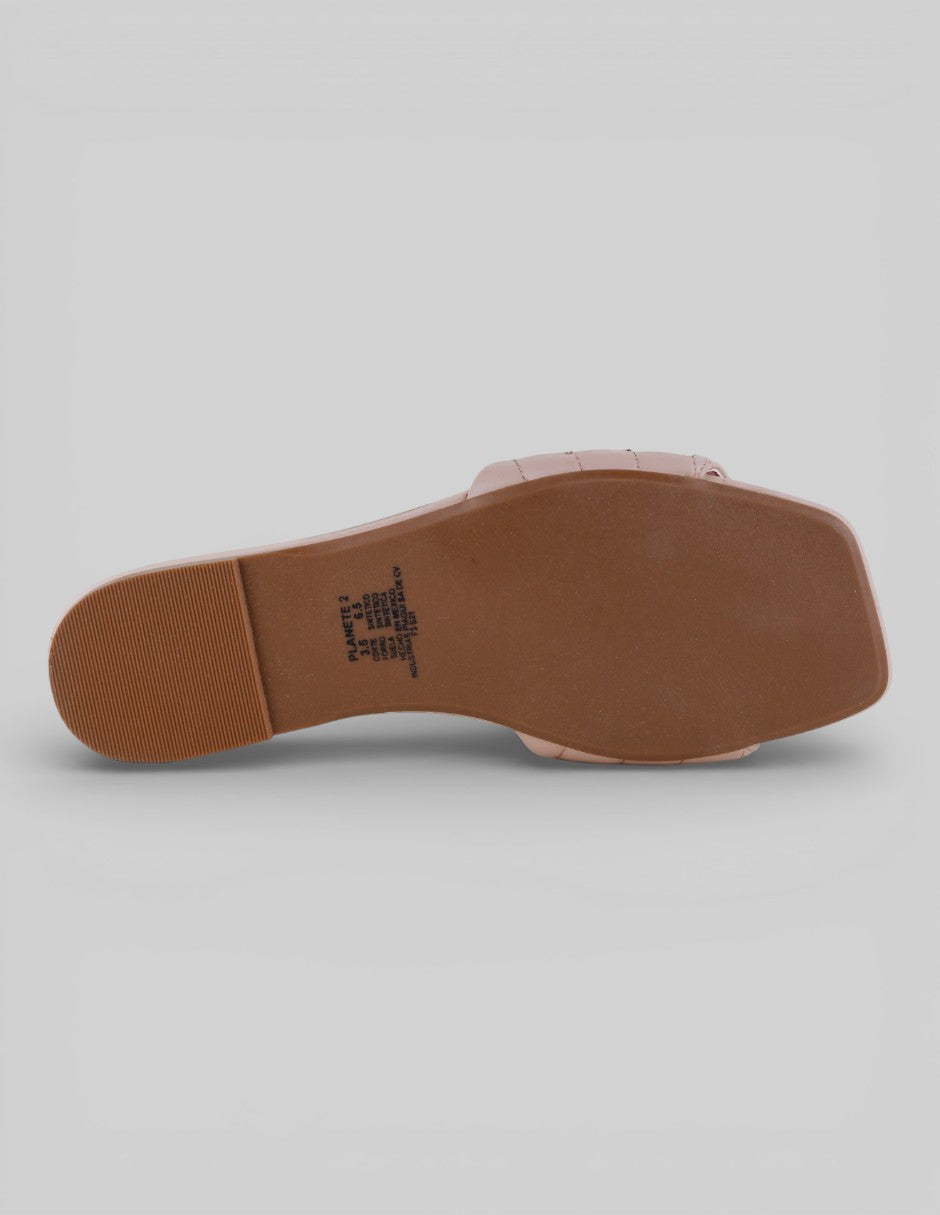 Sandalias de piso  en Sintético – Rosa talla 23