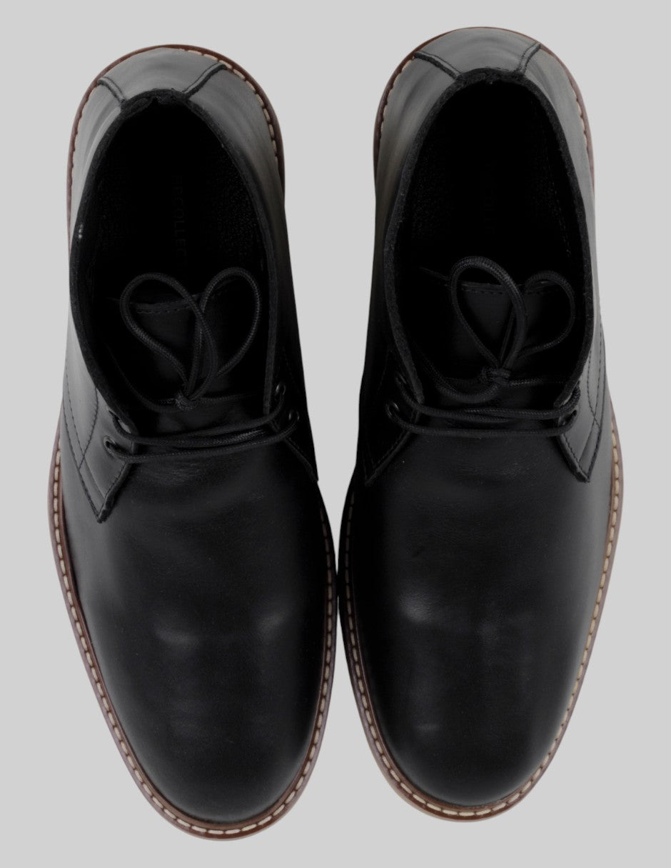 Botas casuales  en Piel – Negro talla 27.5