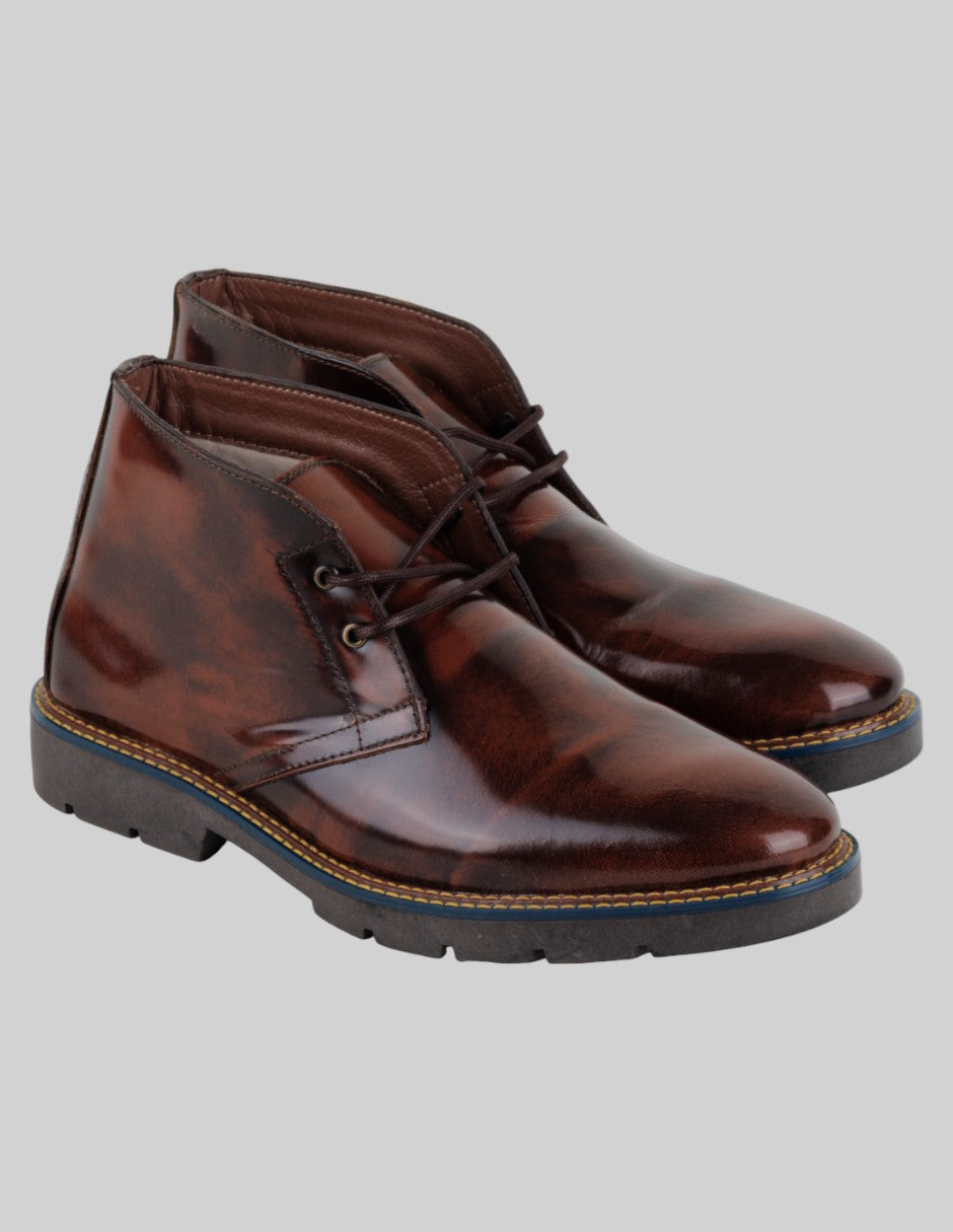 Botas casuales Exterior Piel Color Café Para Hombre De rbcollection