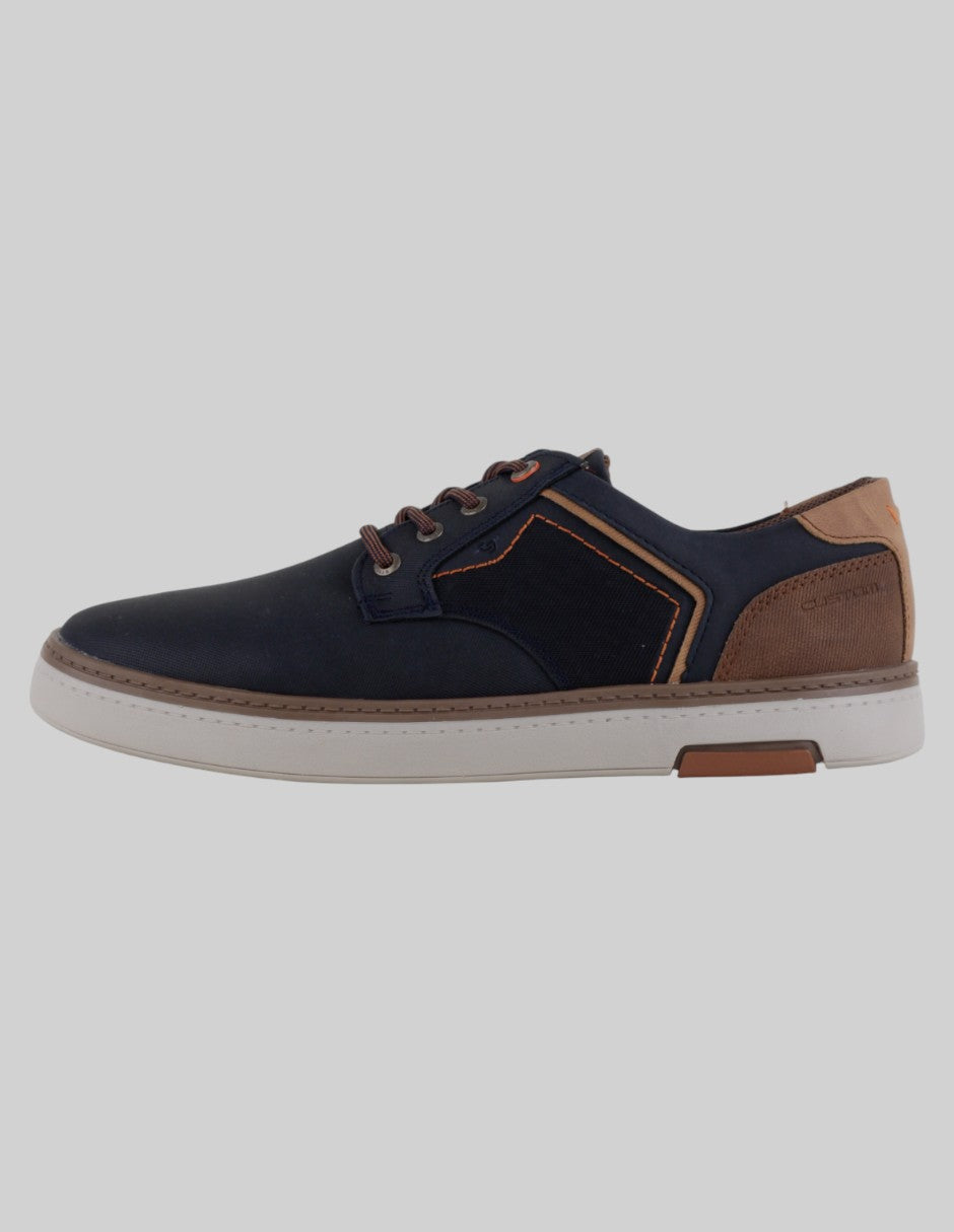 Zapatos de confort  en Piel vegana – Azul talla 27