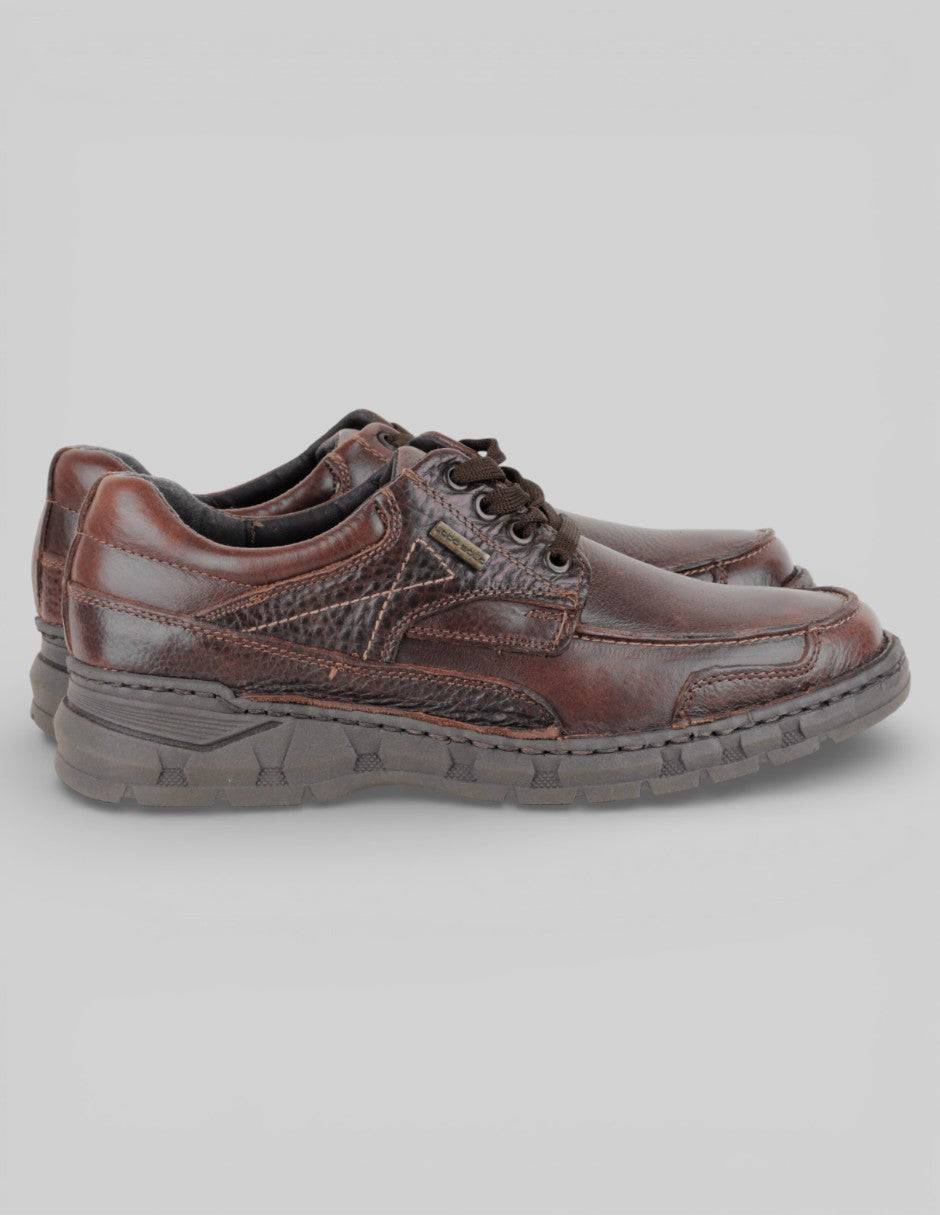Zapatos de confort  en Piel – Café talla 27