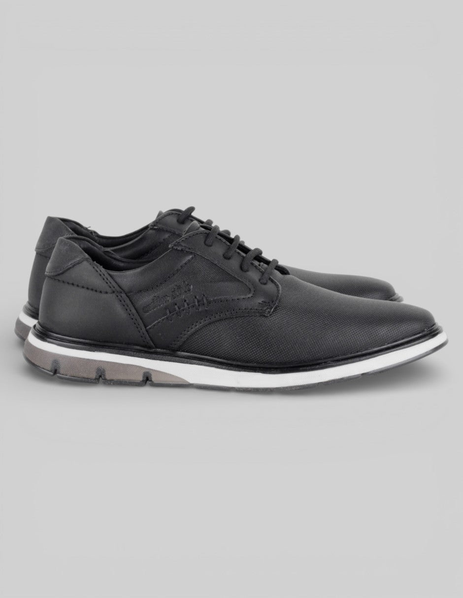 Zapatos de confort  en Piel vegana – Negro talla 26