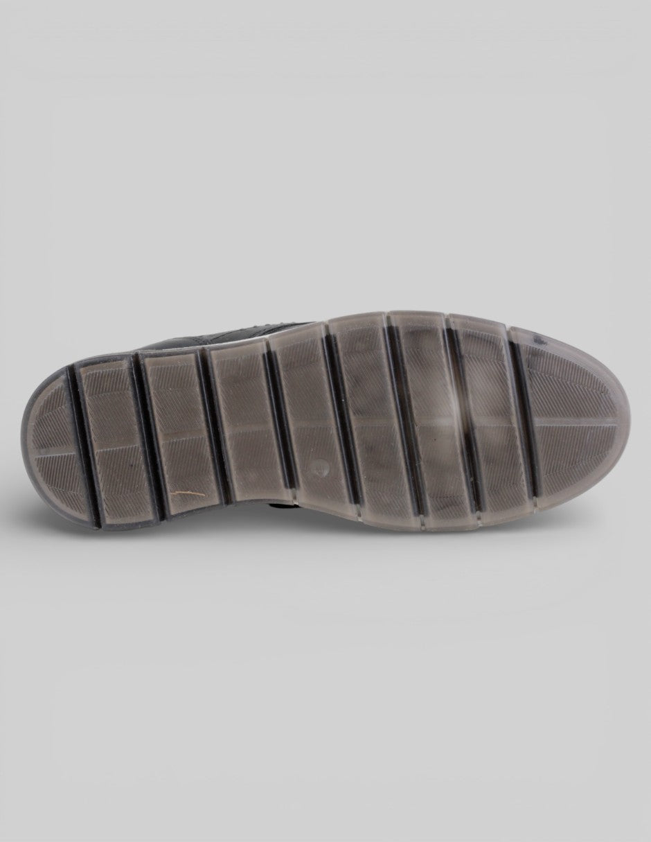 Zapatos de confort  en Piel vegana – Negro talla 26