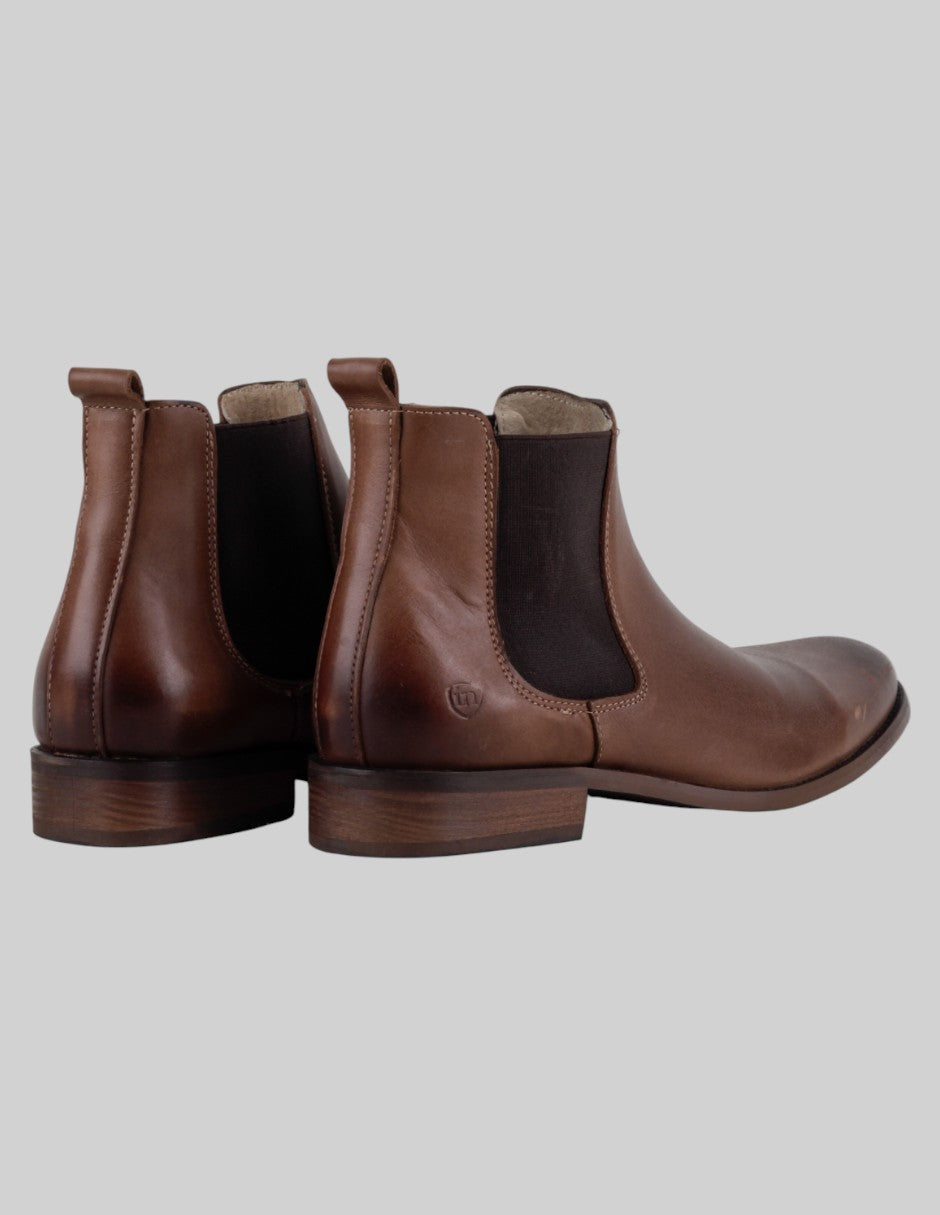 Botas casuales  en Piel – Café talla 26