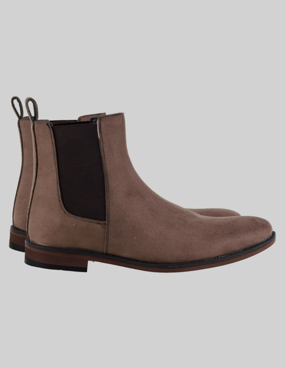 Botas casuales  en Gamuza – Café talla 28.5