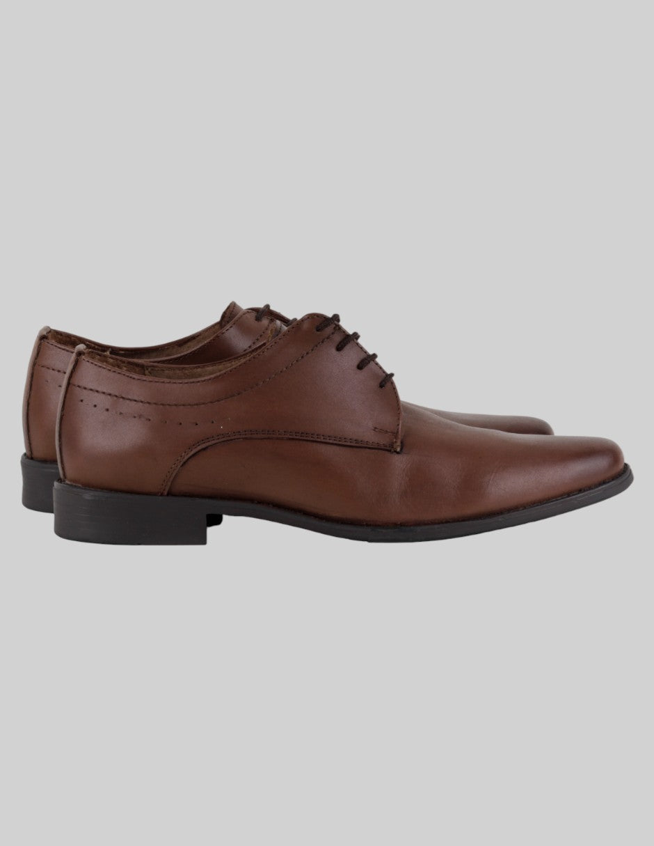 Zapatos de vestir  en Piel – Café talla 27