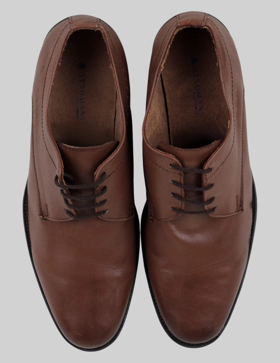Zapatos de vestir  en Piel – Café talla 27