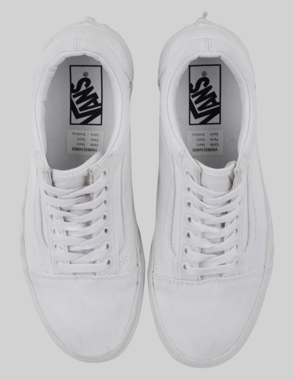 Tenis con cordones   en Textil – Blanco talla 26