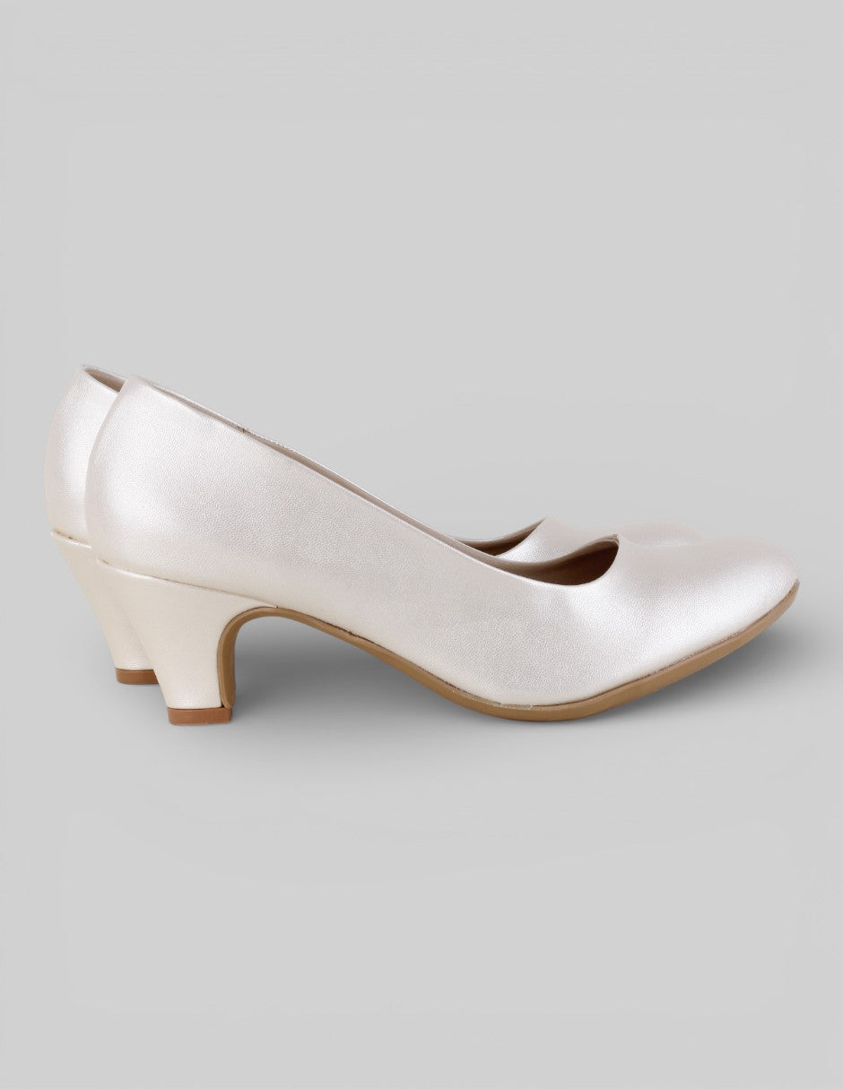 Zapatillas  en Piel vegana – Beige talla 26