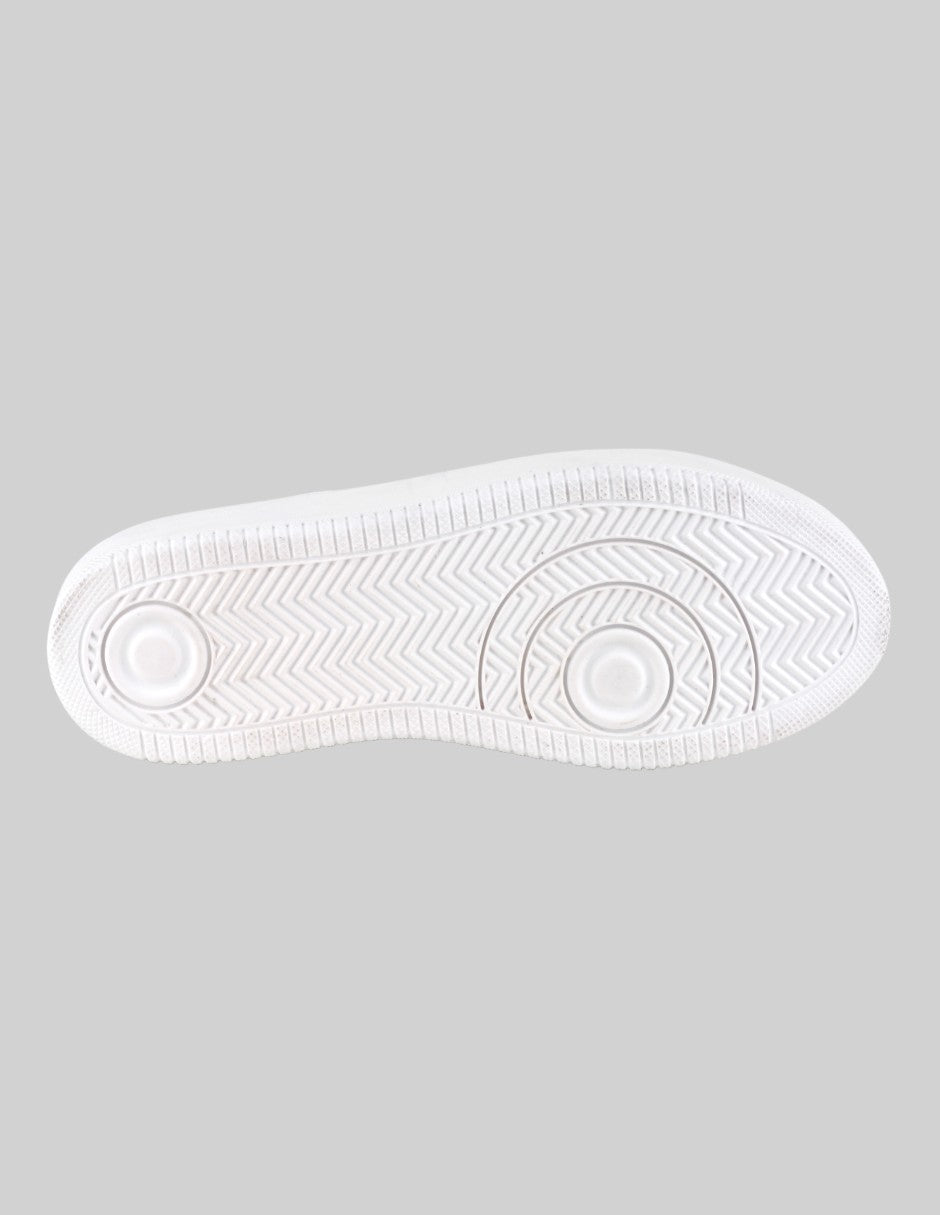 Tenis con cordones   en Sintético – Blanco talla 22.5