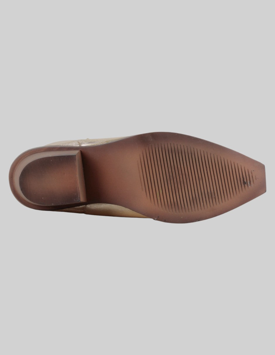 Botas tipo western  en Sintético – Dorado talla 25