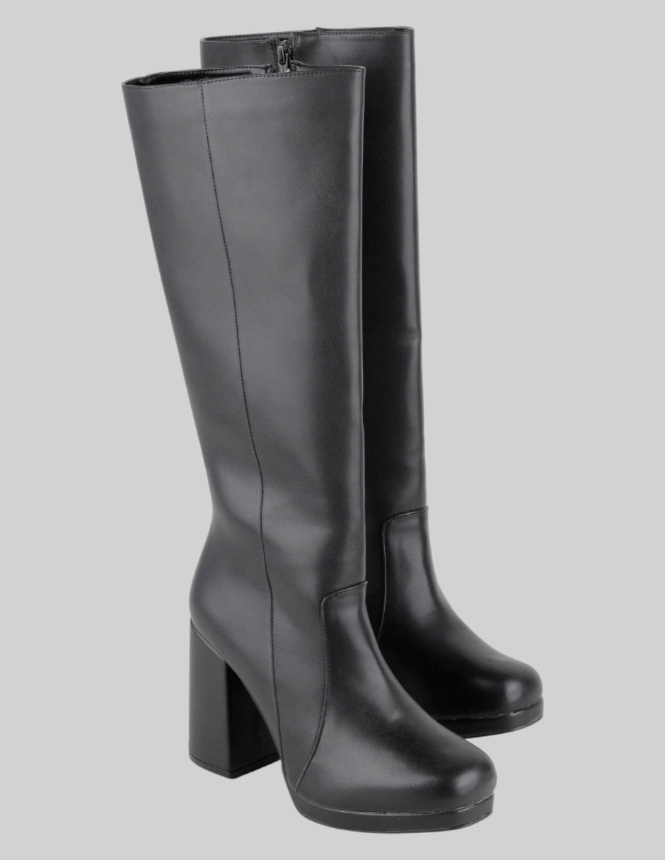 Botas altas Exterior Piel vegana Color Negro Para Mujer De pietro alessandro