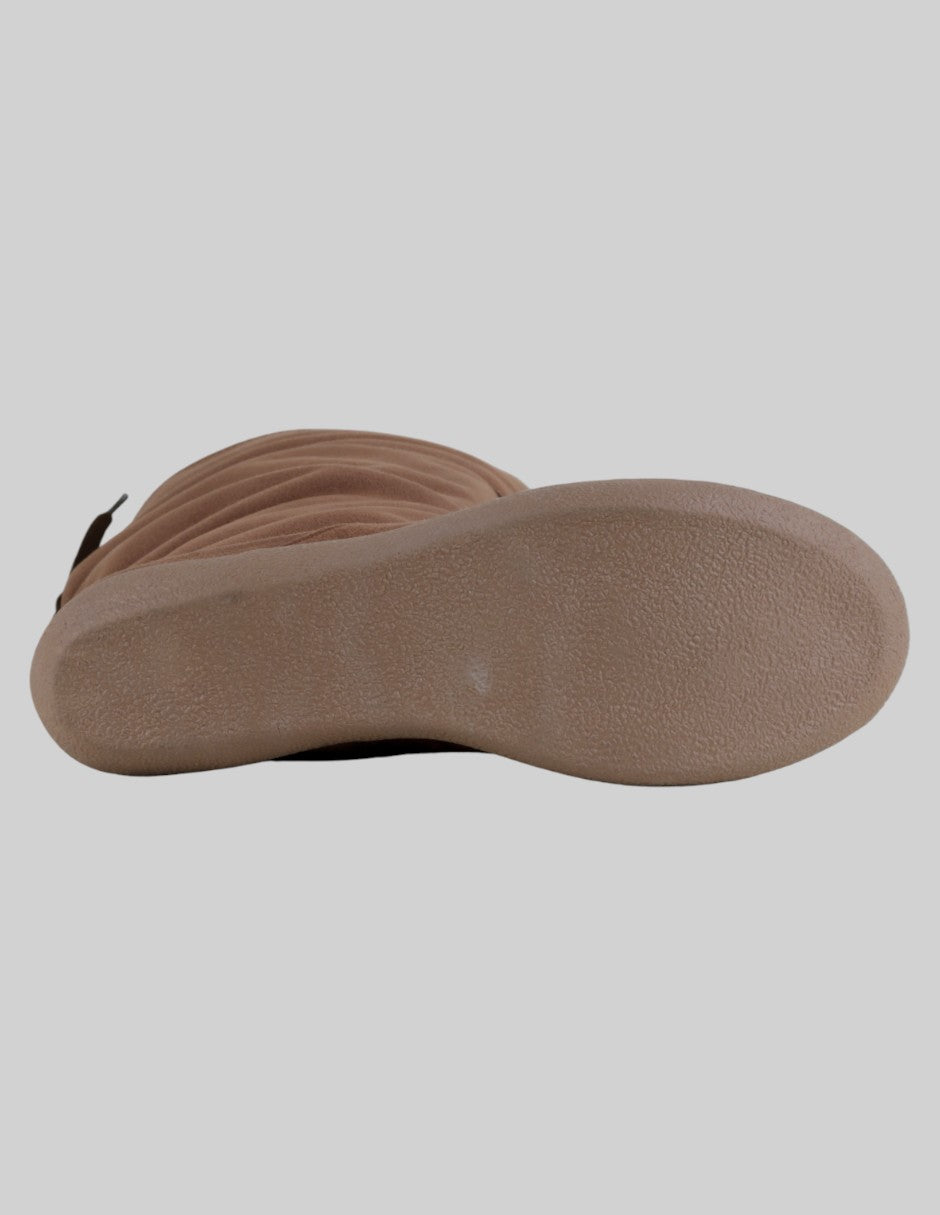Botas altas  en Gamuza – Café talla 26