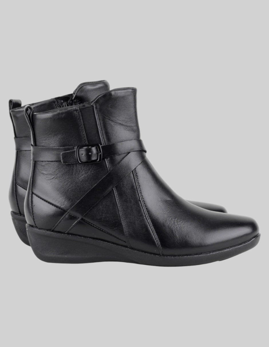 Botín con cuña  en Sintético – Negro talla 26