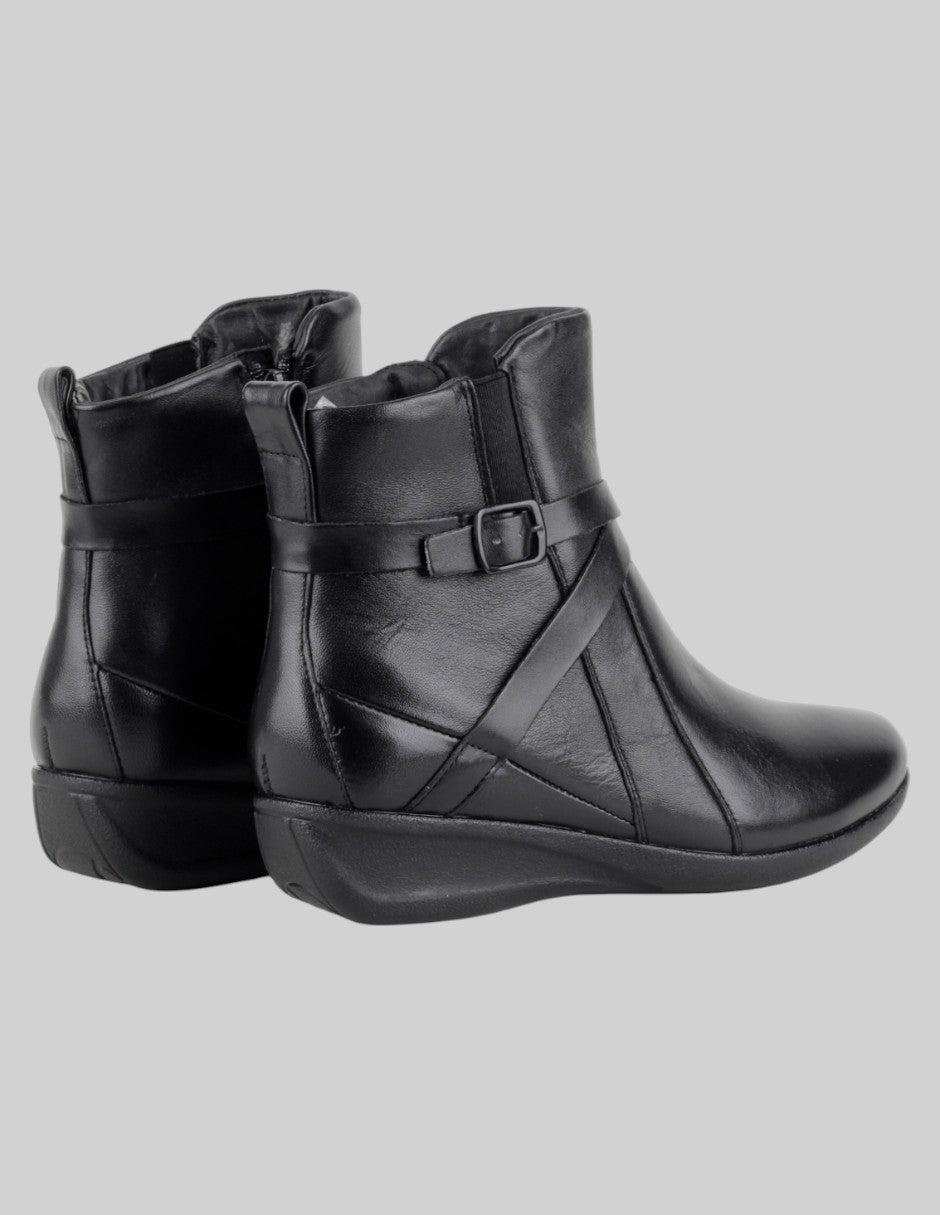 Botín con cuña  en Sintético – Negro talla 26