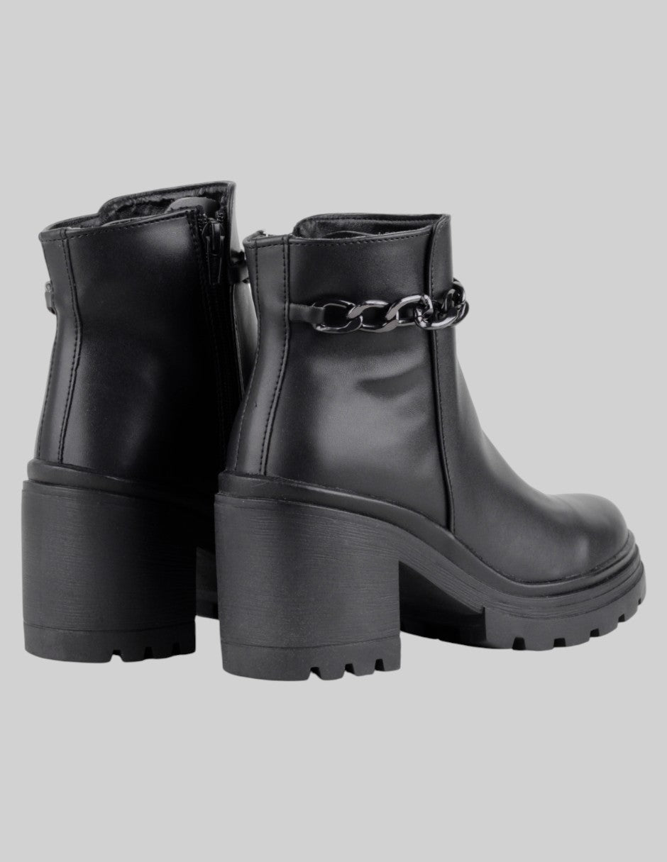 Botín con tacón  en Sintético – Negro talla 23