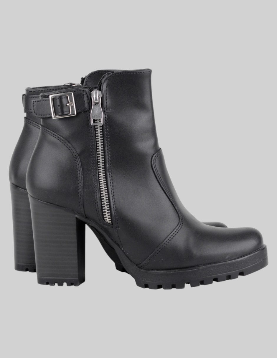 Botín con tacón  en Sintético – Negro talla 24