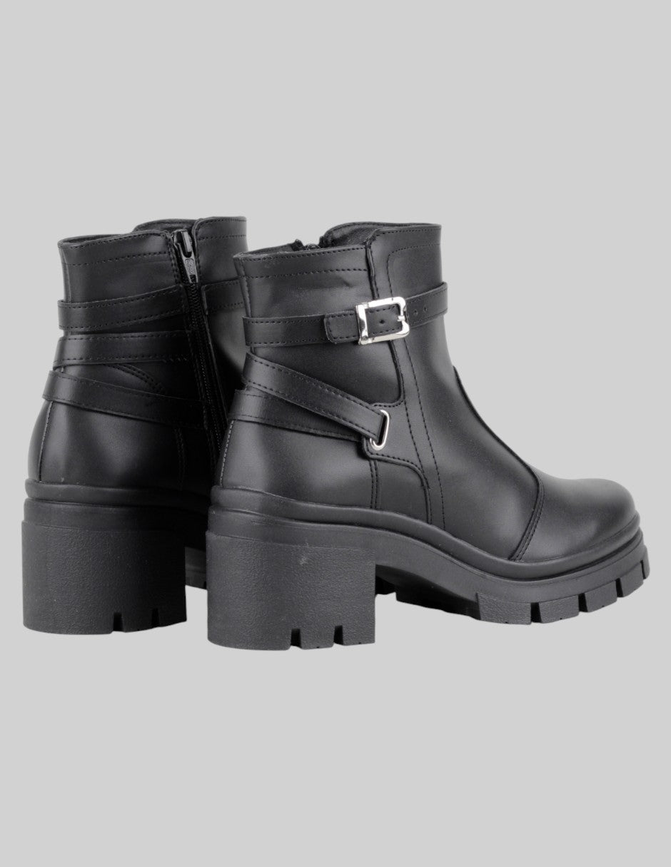 Botín con tacón  en Sintético – Negro talla 24.5