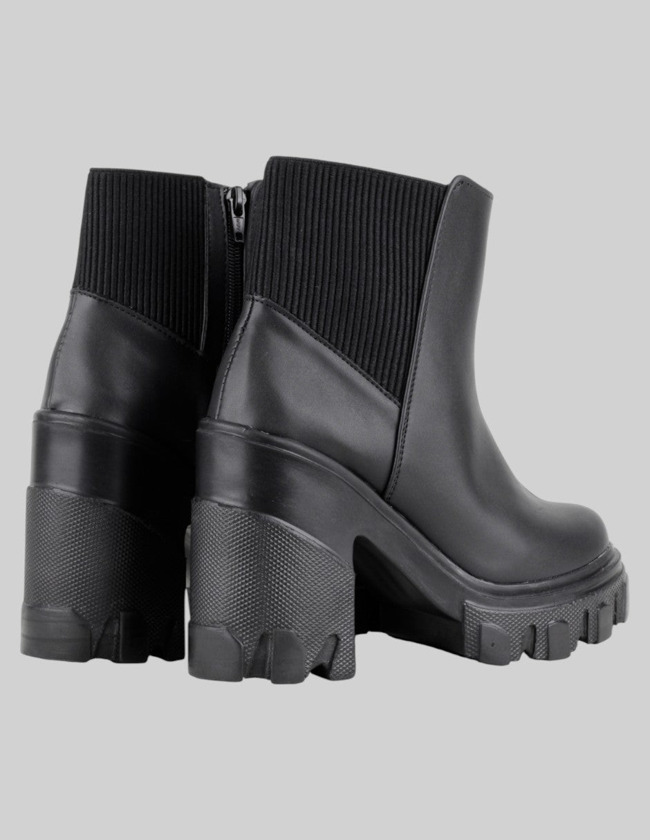 Botín con tacón  en Sintético – Negro talla 23