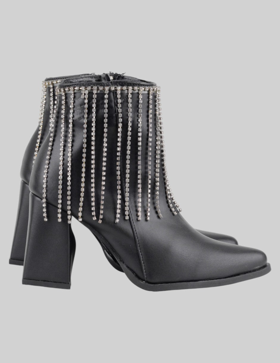 Botín con tacón  en Sintético – Negro talla 23