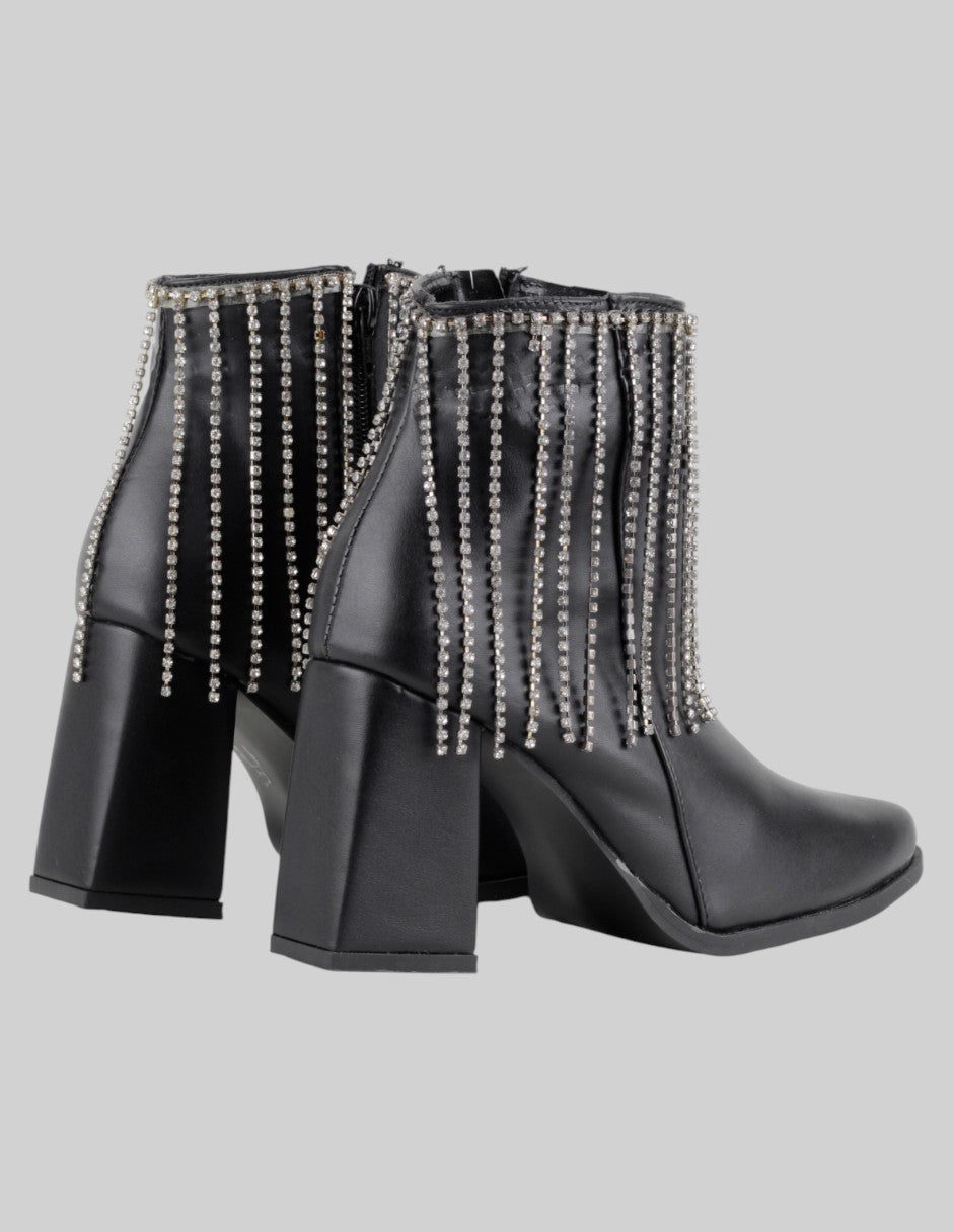 Botín con tacón  en Sintético – Negro talla 23
