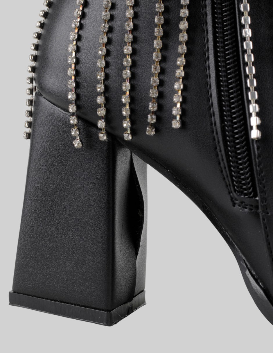 Botín con tacón  en Sintético – Negro talla 23