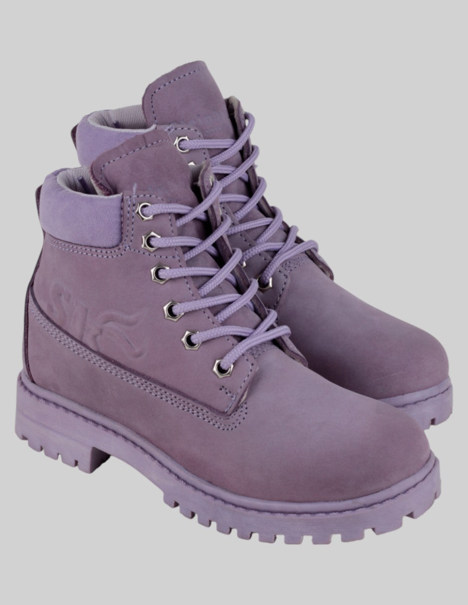 Botas casuales Exterior Piel Color Morado Para Mujer De steinbock