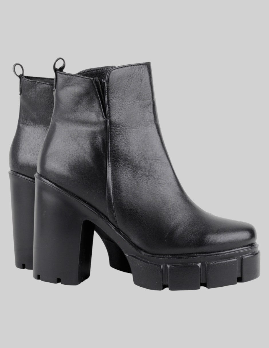 Botín con tacón  en Sintético – Negro talla 27