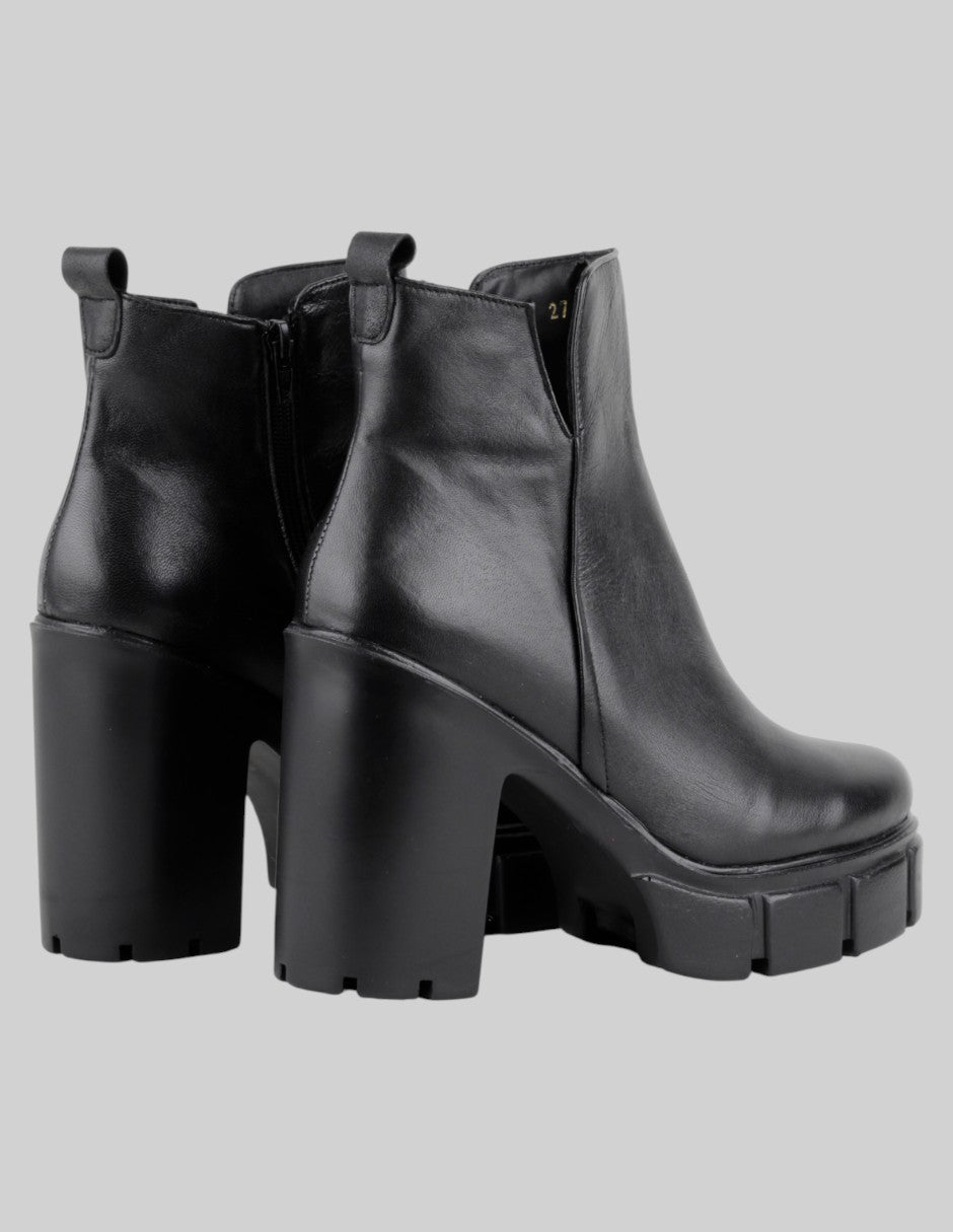 Botín con tacón  en Sintético – Negro talla 27