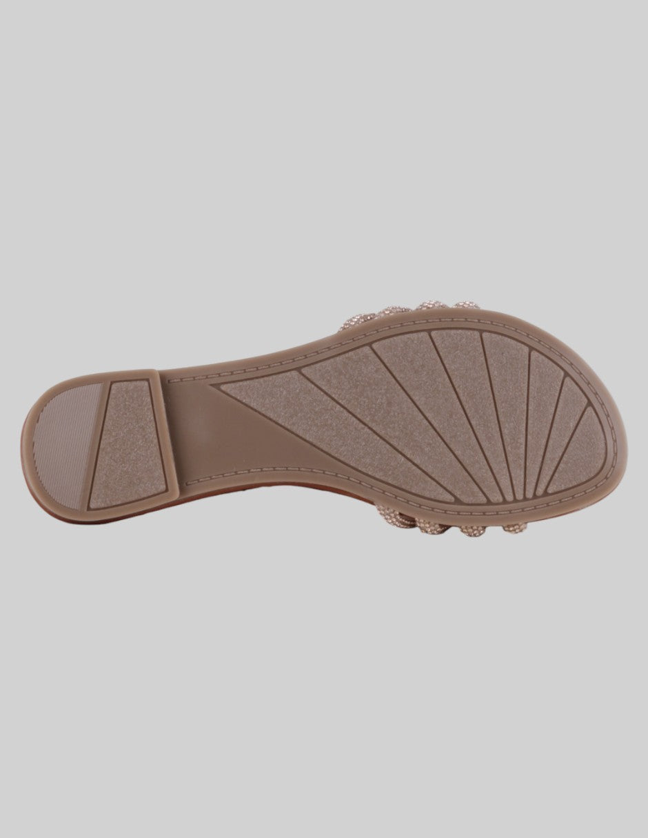 Sandalias de piso  en Sintético – Café talla 25.5