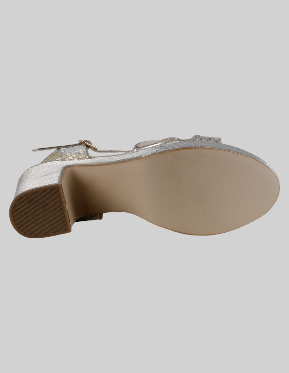 Sandalia con tacón  en Sintético – Dorado talla 26