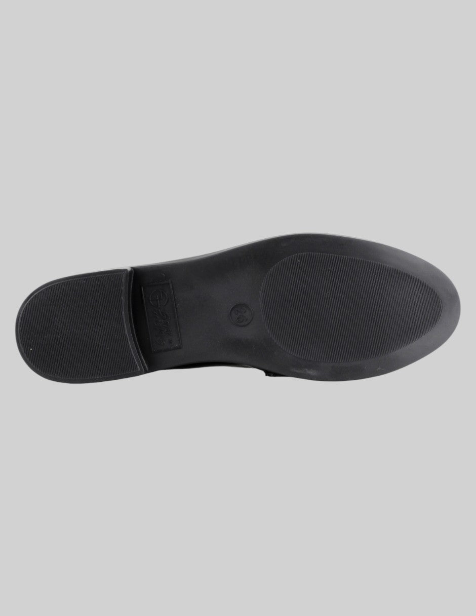 Mocasines  en Charol – Negro talla 22