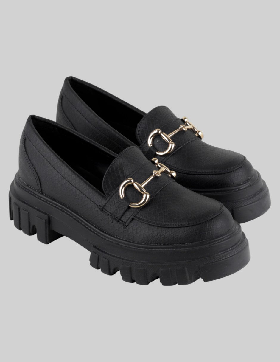 Mocasines Exterior Piel vegana Color Negro Para Mujer De Doroty Gaynor