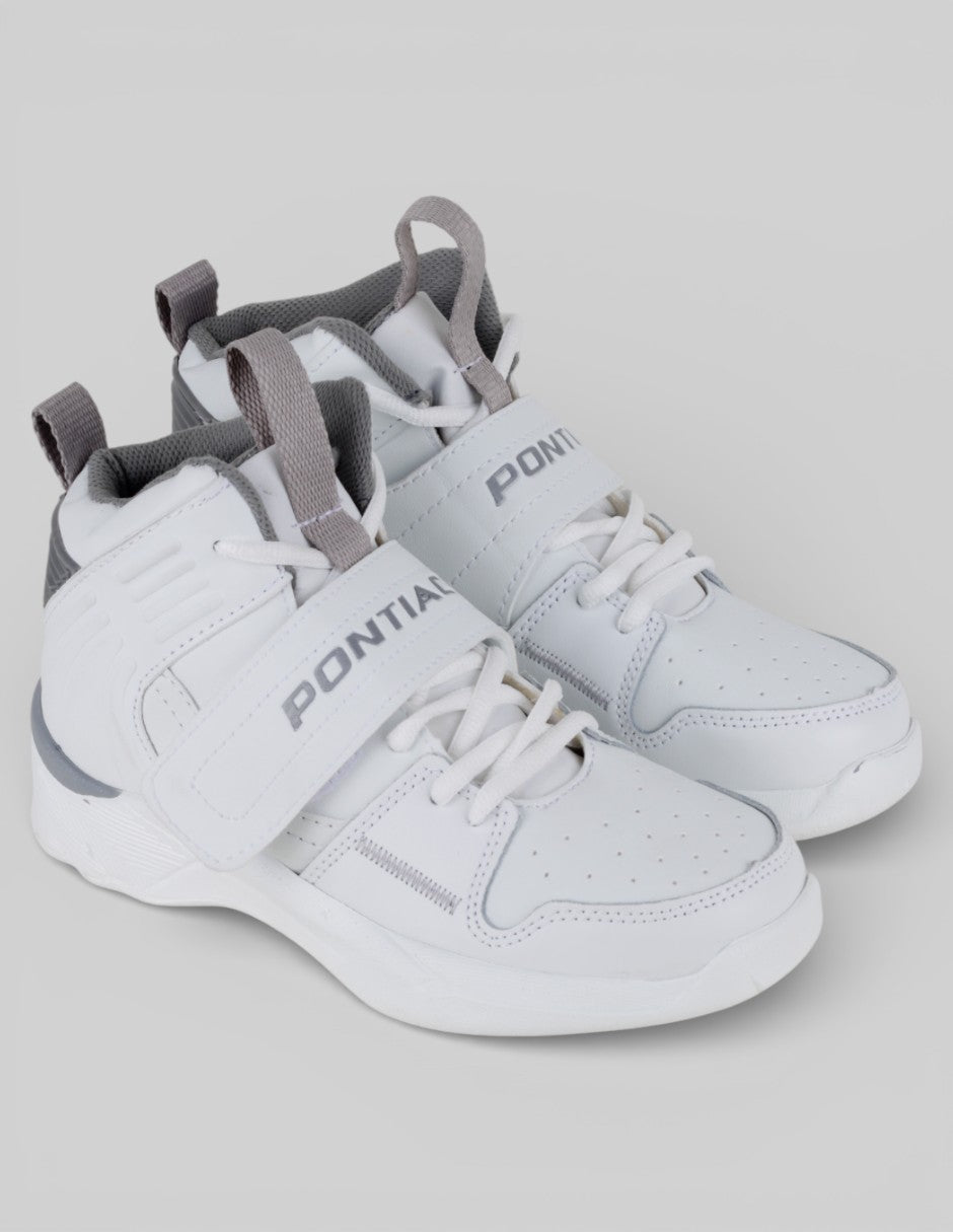 Tenis botín Exterior Sintético Color Blanco Para Mujer De Pontiac