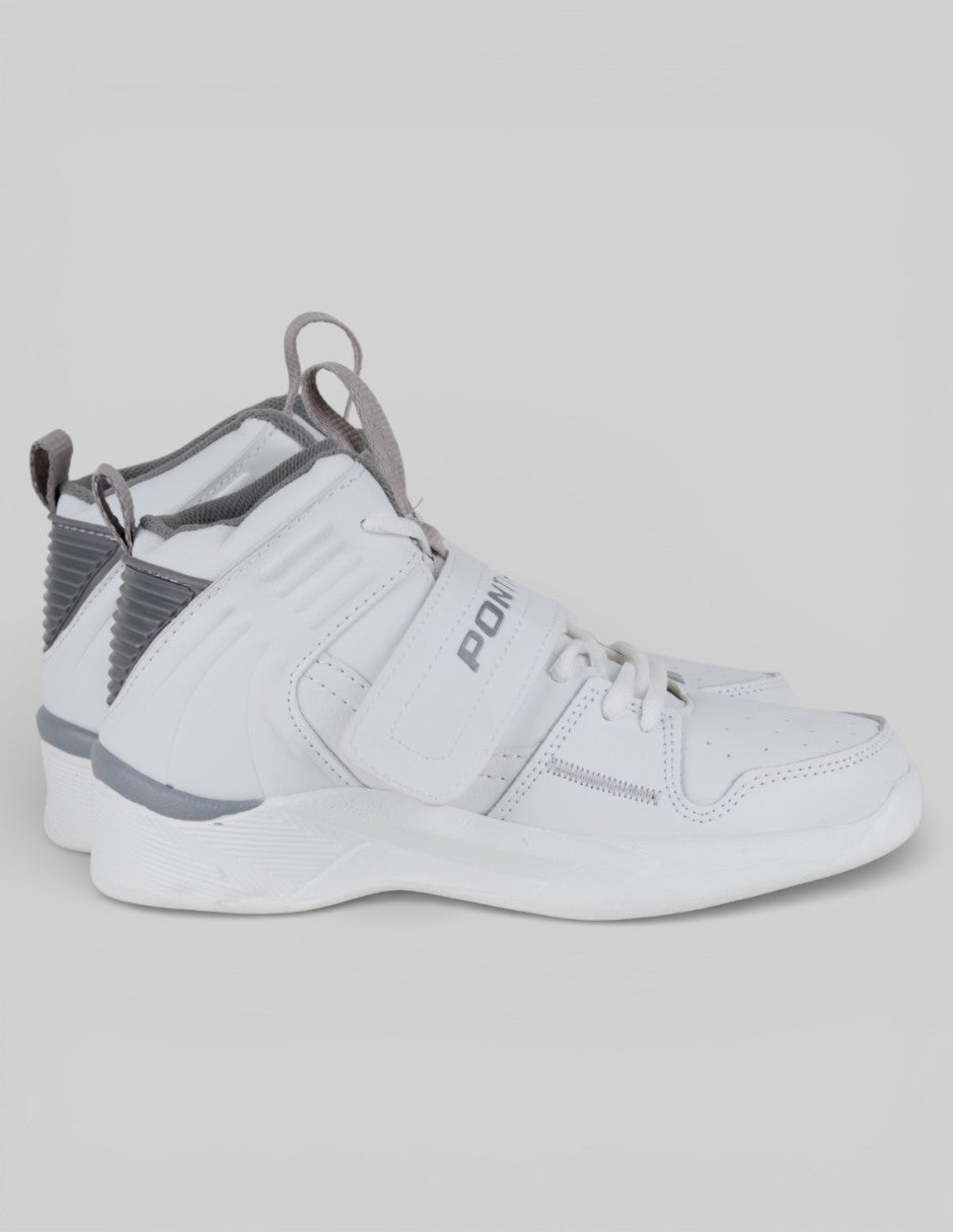 Tenis botín   en Sintético – Blanco talla 23