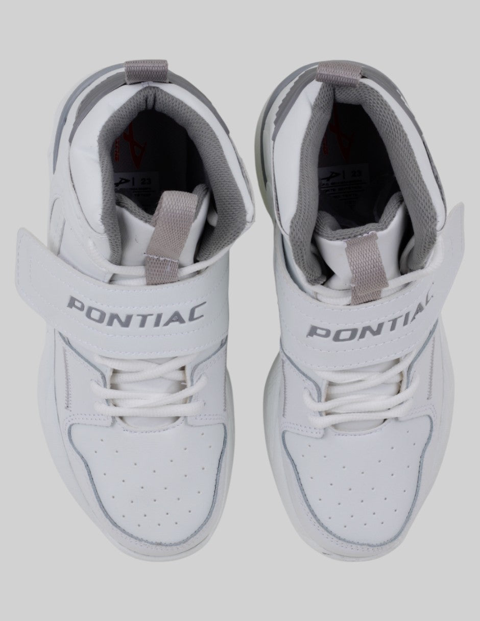 Tenis botín   en Sintético – Blanco talla 23