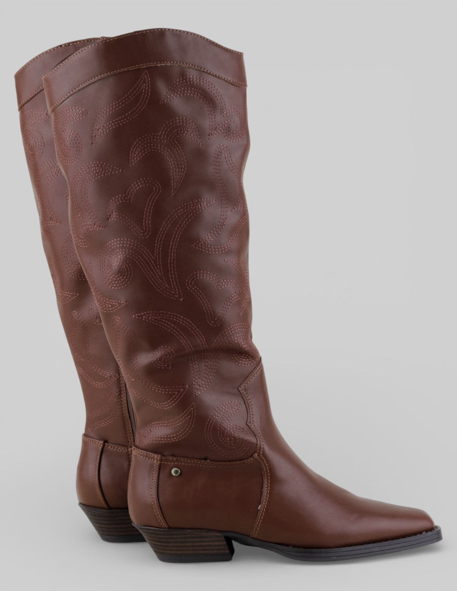 Botas altas  en Sintético – Café talla 23