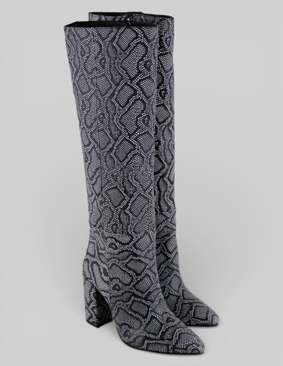 Botas altas Exterior Piel vegana Color Negro Para Mujer De lifestyle