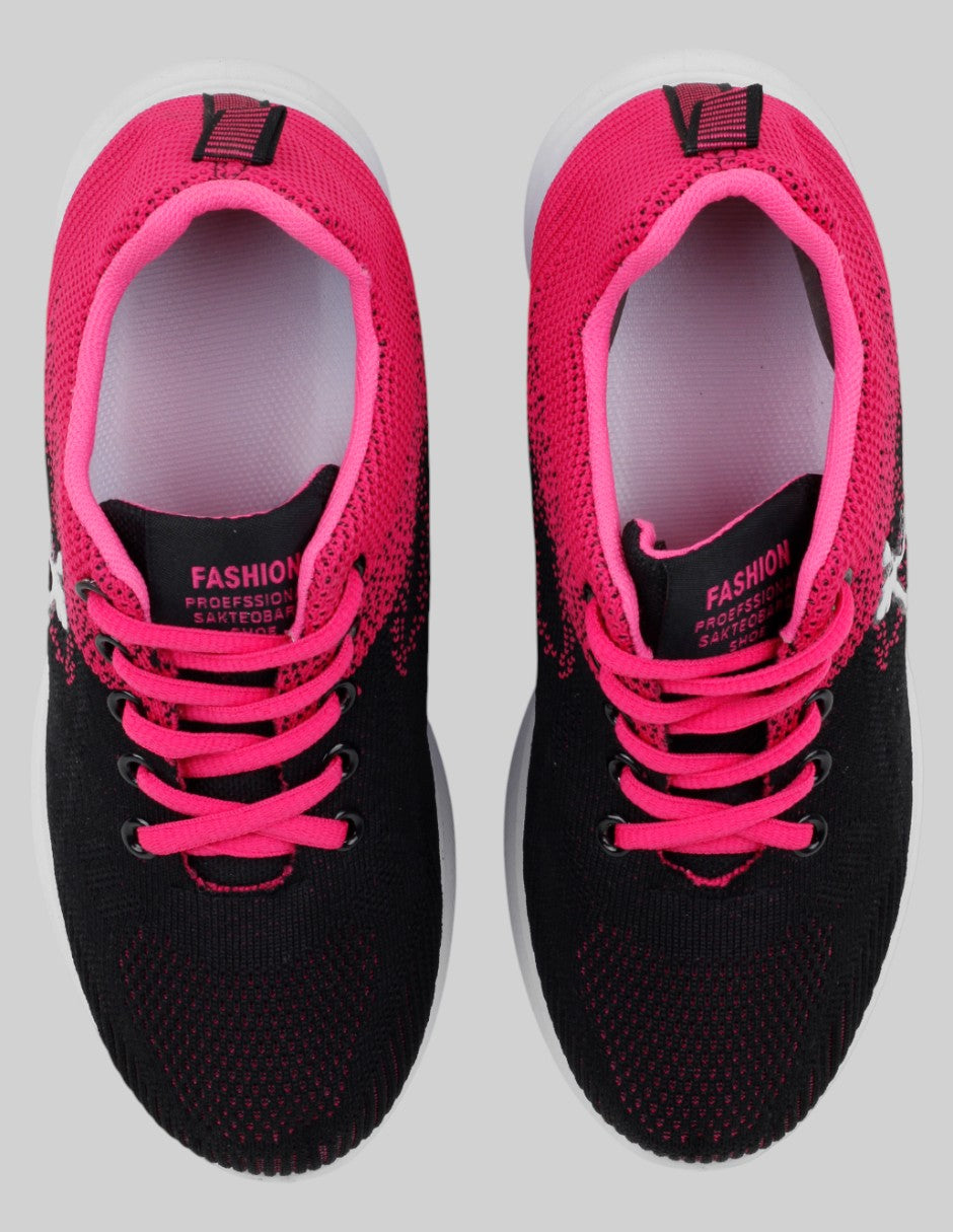 Tenis tipo deportivo   en Textil – Negro talla 24