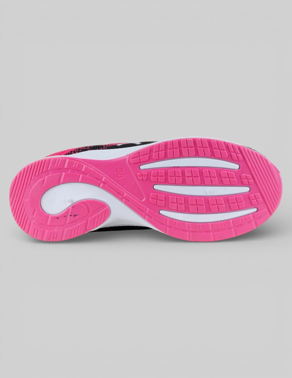 Tenis tipo deportivo   en Textil – Negro talla 24